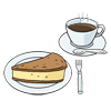 Abbildung: Kaffee und Kuchen