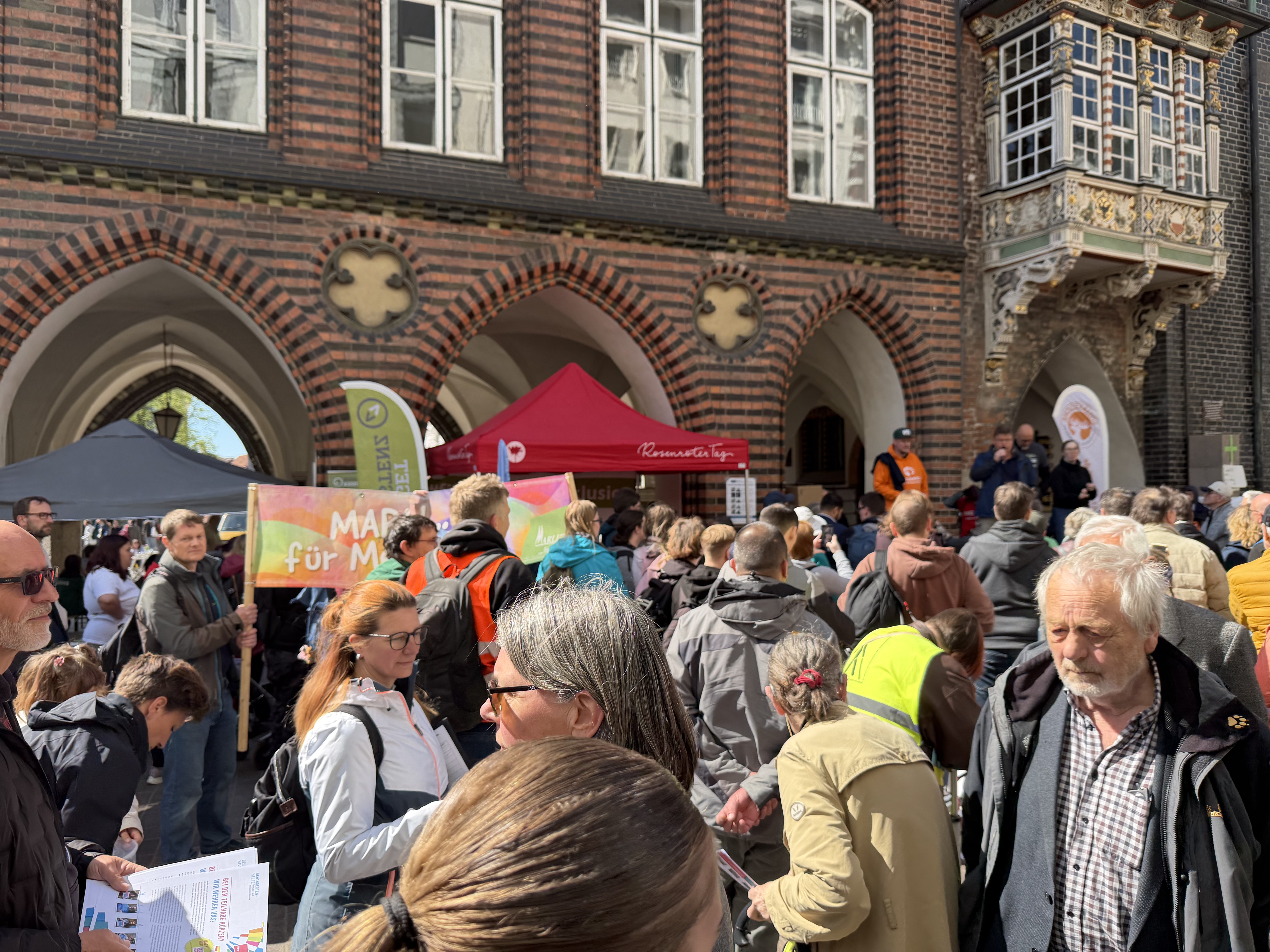 Protesttag L&uuml;becker Innenstadt